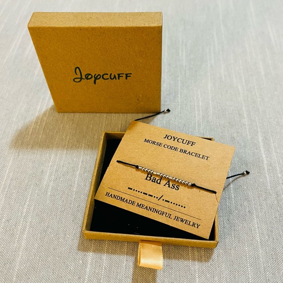 New Joycuff Morse Code Secret Message Bracelet - Picture 3 of 4